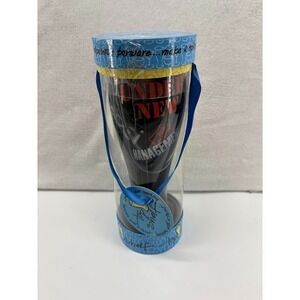 TOP SHELF Pilsner Beer‎ Glass  Handpainted Just Married  Under New Management